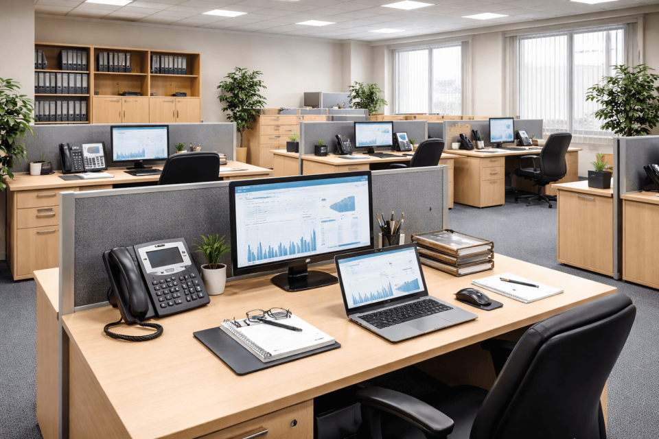 Arbeitsplätze im Büro unserer SEO Agentur in Rosenheim